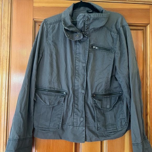 Women's Gray J. Crew Jacket - Picture 2 of 4